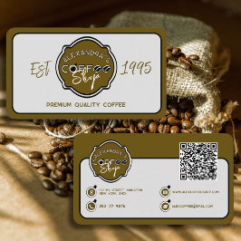 Logotyp för Personlig av professionell-kaffe Visitkort