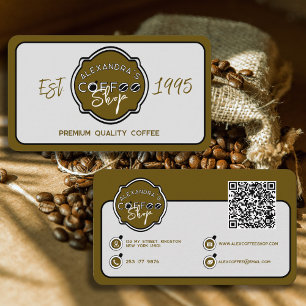 Logotyp för Personlig av professionell-kaffe Visitkort
