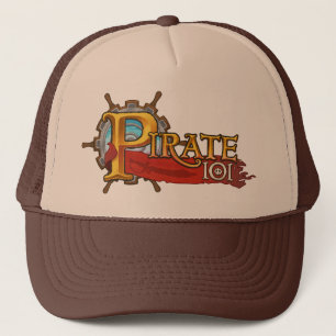 Logotyp för pirat 101 truckerkeps