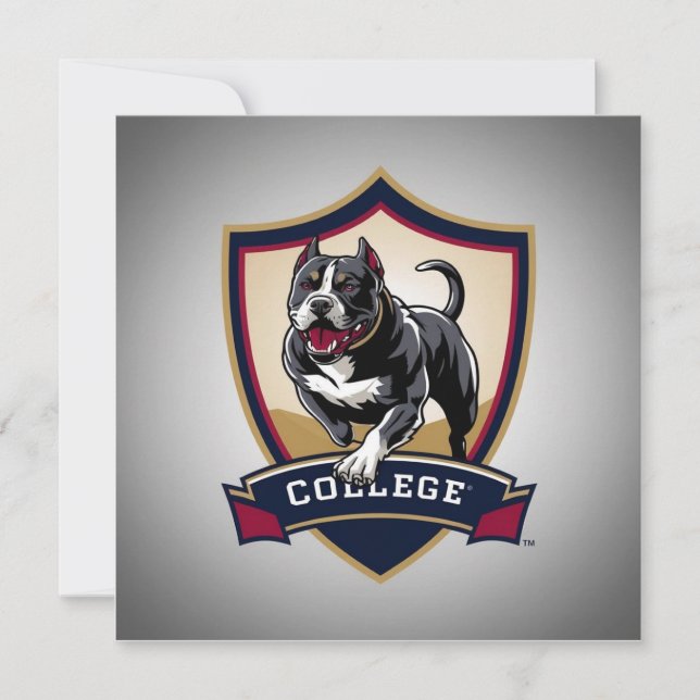 Logotyp för PitBull College Inbjudningar (Framsida)