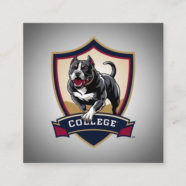 Logotyp för PitBull College Tilläggskort (Framsida)