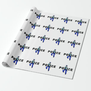 Logotyp för polisinsatser presentpapper