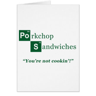 Logotyp för Porkchop smörgåsparodi Hälsningskort