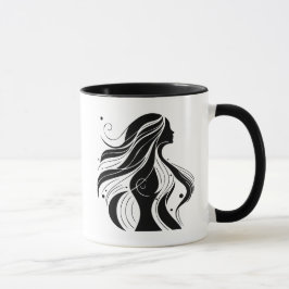 Logotyp för PR-Anpassningsbar Mugg-företag, föråld Mugg