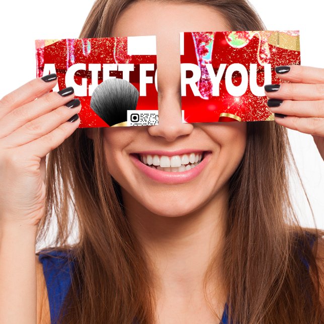 Logotyp för presentationscertifikat, makeup-artist visitkort (Unlock FlorenceK Magic)