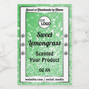 Logotyp för produktetiketter för Emerald Grönt Gni Mat Etikett