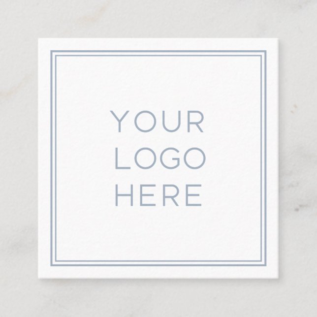 Logotyp för Professionell Anpassningsbar| Enkel oc Fyrkantigt Visitkort (Framsida)