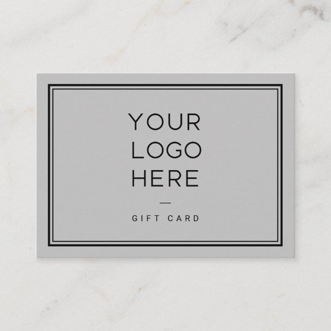 Logotyp för Professionell Anpassningsbar| Enkelt i Rabattkort (Framsida)