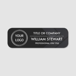 logotyp för professionell Anpassningsbar -  medarb Namnbricka