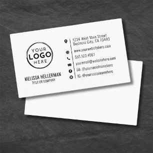 Logotyp för professionell - minimalistisk Modern A Visitkort