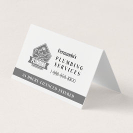 Logotyp för professionell VVS-tjänsteföretag Visitkort