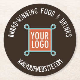 Logotyp för pulpboard Anpassningsbar Pub Underlägg