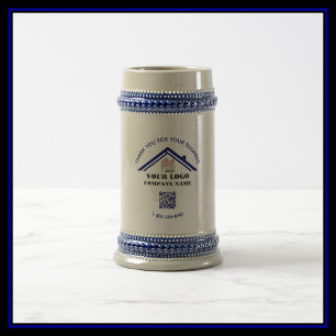 Logotyp för QR-kod för Business Tack Anpassningsba Sejdel