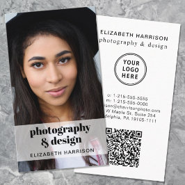 Logotyp för QR-kod för professionell Photo QR Visitkort