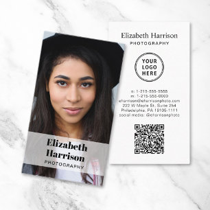 Logotyp för QR-kod för professionell Photo QR Visitkort
