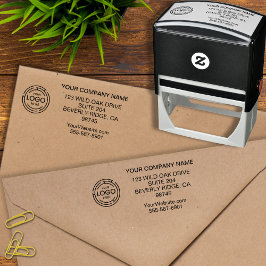 Logotyp för Returadress Självfärgande Stämpel