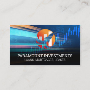 Logotyp för Rocket Finance Graph Visitkort
