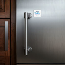 LOGOTYP för Roligt av fruvor Magnet