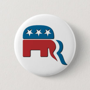 Logotyp för Romney republikanskaa partitval vid Knapp