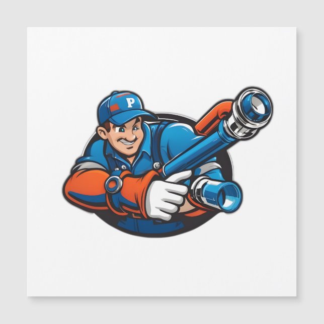 logotyp för rörmokertjänster (Framsida)
