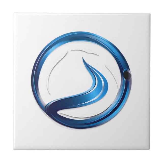 logotyp för rörmokertjänster kakelplatta (Framsidan)