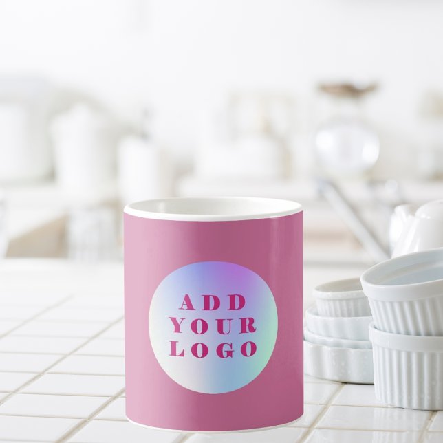 logotyp för rosa kaffemugg (Skapare uppladdad)