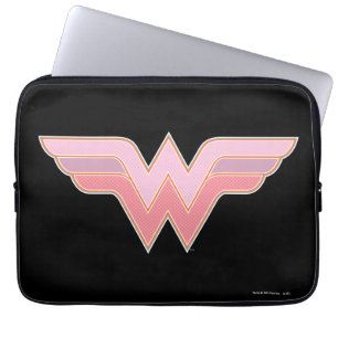 Logotyp för Rosa och Orange för kvinnor Laptop Sleeve