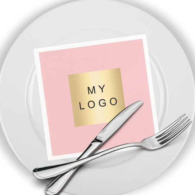 logotyp för  rosa pappersservett (Skapare uppladdad)