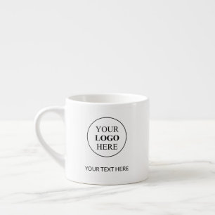 Logotyp för säljfrämjande anpassningsbar - ingen m espressomugg