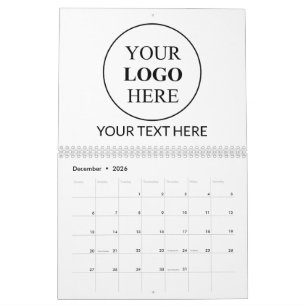 Logotyp för säljfrämjande anpassningsbar - ingen m kalender