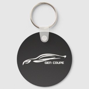 Logotyp för Silhouette för Gen-Coupevit Nyckelring