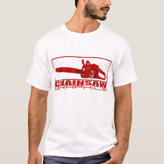 Logotyp för singelChainsawdiagram Tee