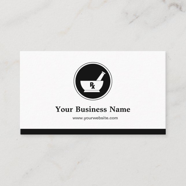Logotyp för sjukvårdsapotek - Elegant för Professi Visitkort (Framsida)
