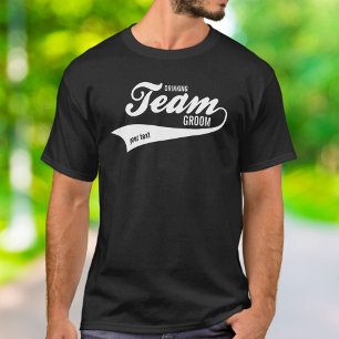 Logotyp för skumfärgsteamet Groom Drinking Sports T-shirt