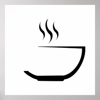 logotyp för soppa bowl-bild poster