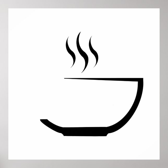 logotyp för soppa bowl-bild poster (Framsidan)