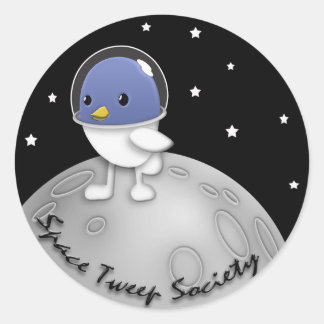 Logotyp för Space Tweep Society - etikett