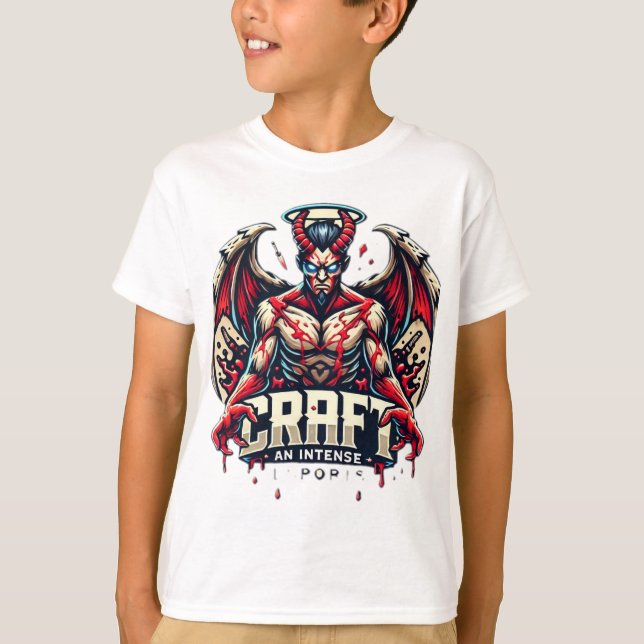 Logotyp för spel t shirt (Framsida)