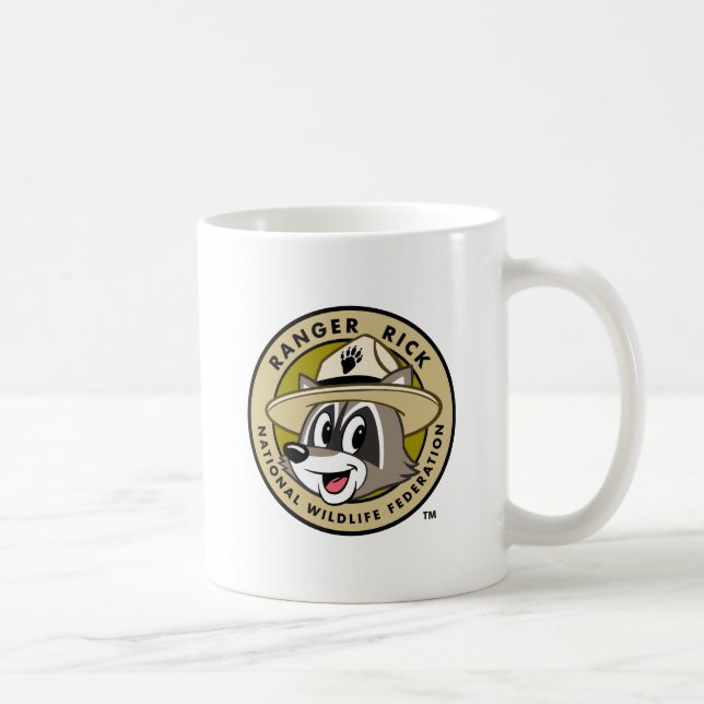 Logotyp för stack för skogsvaktare för kaffemugg (Höger)