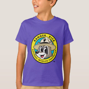 Logotyp för stack för skogsvaktare för t shirt