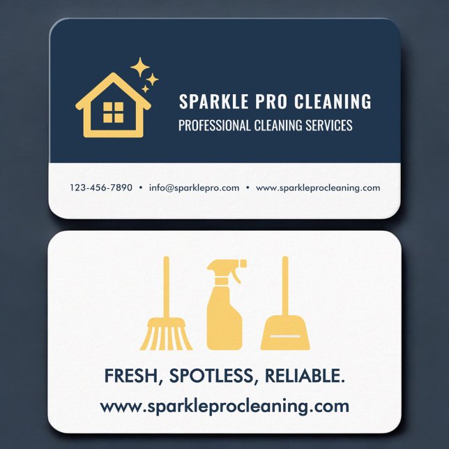 Logotyp för städtjänster Professional Visitkort (Skapare uppladdad)