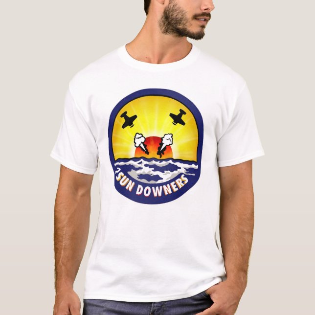 Logotyp för Sundowners Vf-111 T Shirt (Framsida)