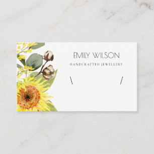 Logotyp FÖR SUNFLOWER EUCALYPTUS BLOMMIGT BRACELE Visitkort