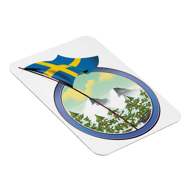 logotyp för sverige magnet (Högersidan)