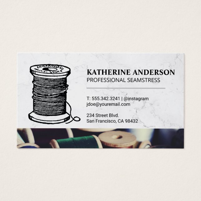 Logotyp för trådpooler visitkort (Framsidan)