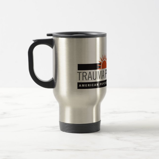 Logotyp för travel mug w/Trauma Resemugg (Vänster)
