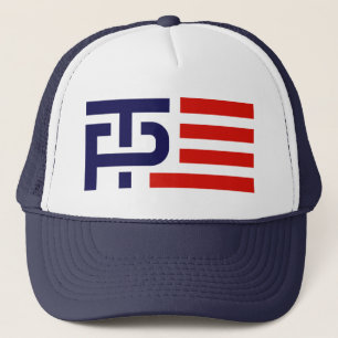 Logotyp för trumfencentmyntkampanj keps