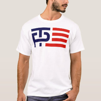Logotyp för trumfencentmyntkampanj t-shirt