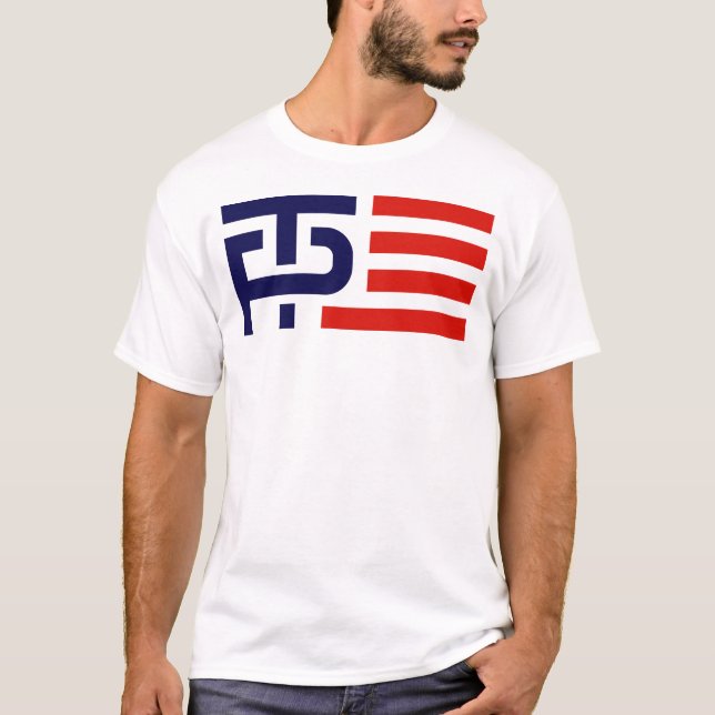 Logotyp för trumfencentmyntkampanj t-shirt (Framsida)
