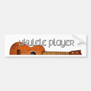 Logotyp för Ukulelespelaretidskrift Bildekal
